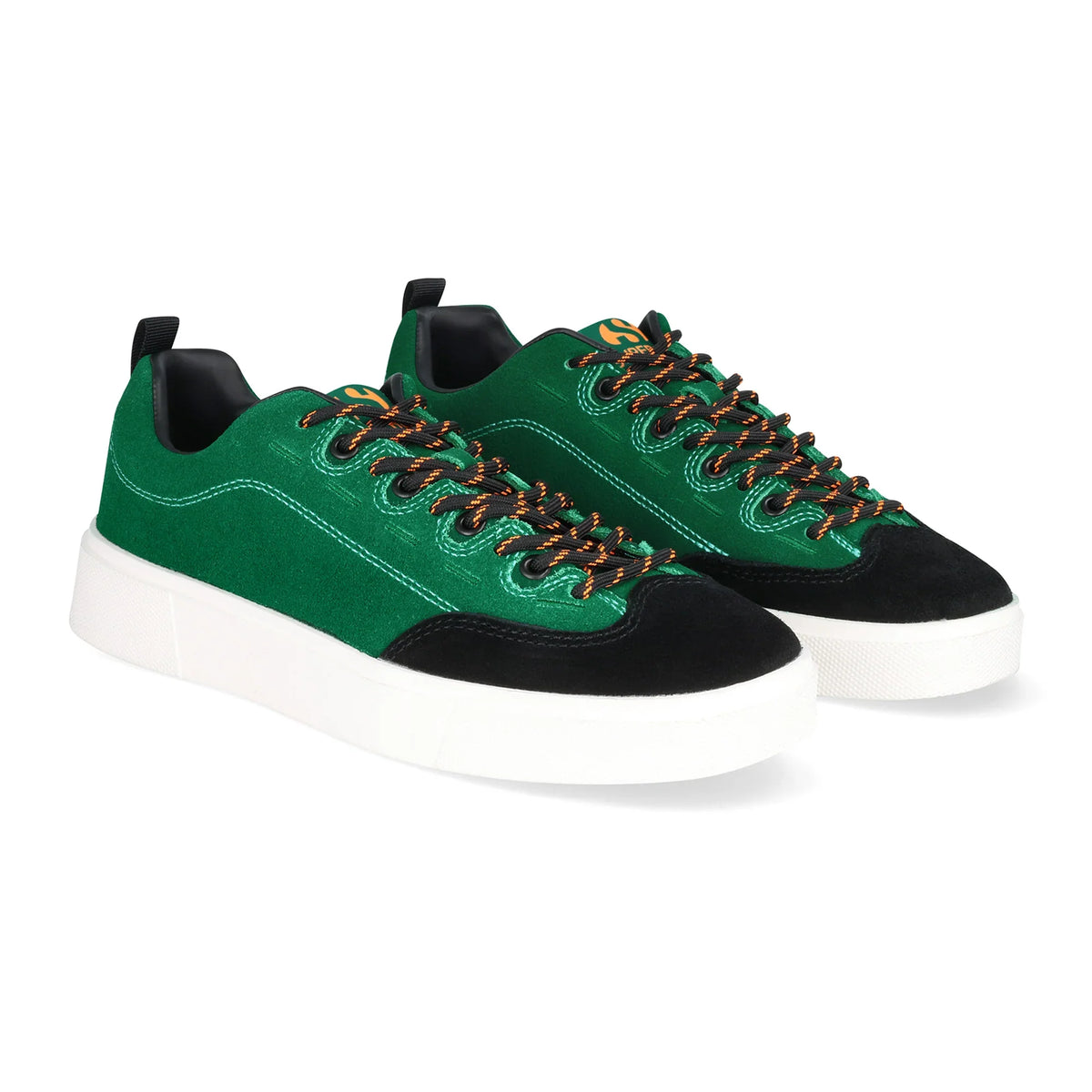 Superga 2812 Suede Green/Blk/White Shoes