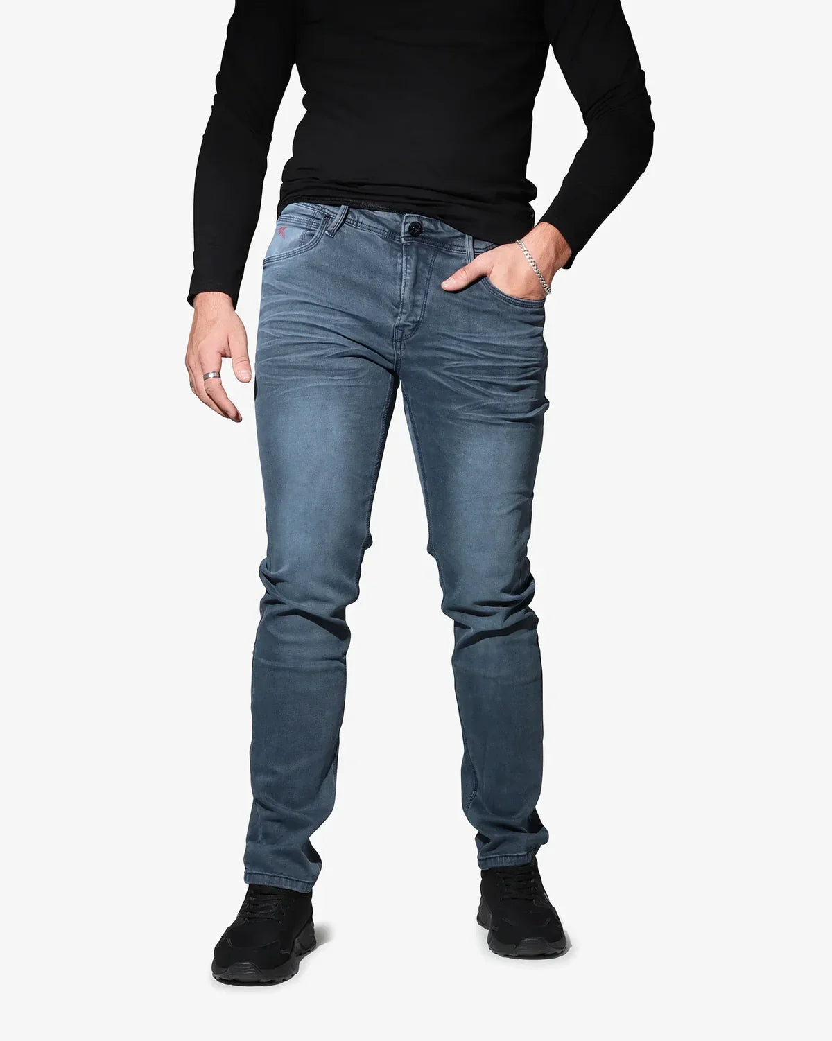 Soviet Trooper #9 Petrol Slim Leg Denim