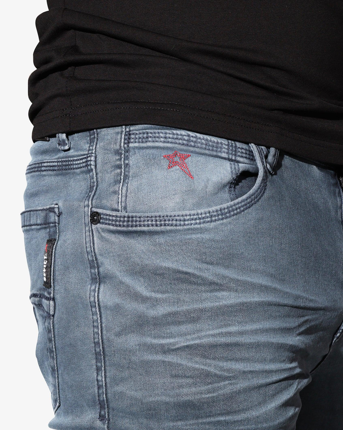 Soviet Trooper #9 Petrol Slim Leg Denim