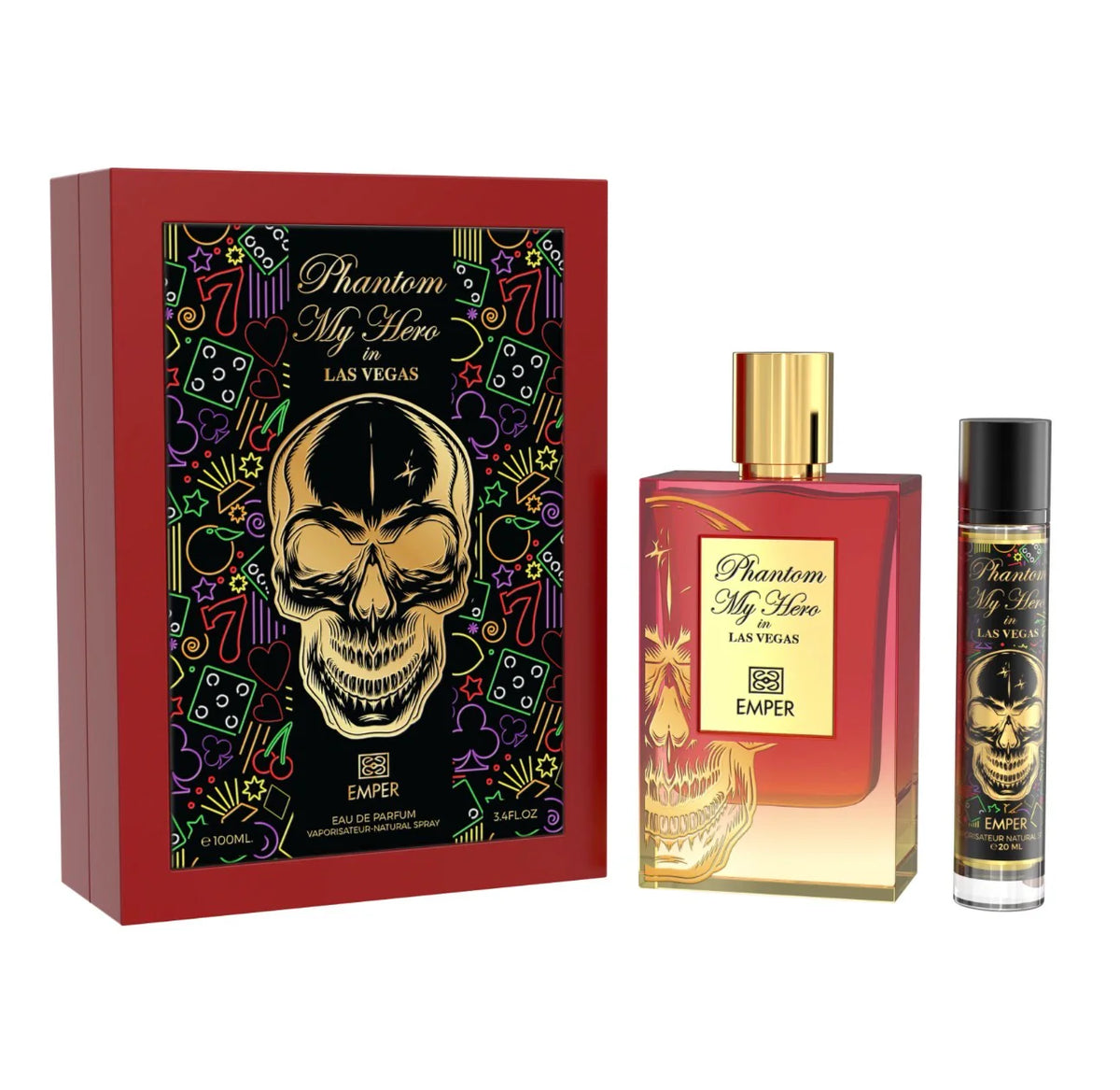 Emper Phantom My Hero In Las Vegas Eau de Parfum 100ml + 20ml Free – The Luxe Aura