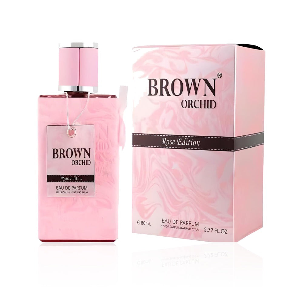 Fragrance World Brown Orchid Rose Ed. With Deo Eau de Parfum 80ml – The Luxe Aura