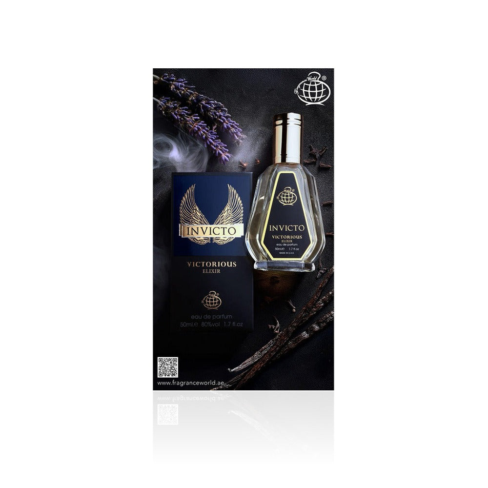 Fragrance World Invicto Victorious Elixir Eau de Parfum 50ml – The Luxe Aura