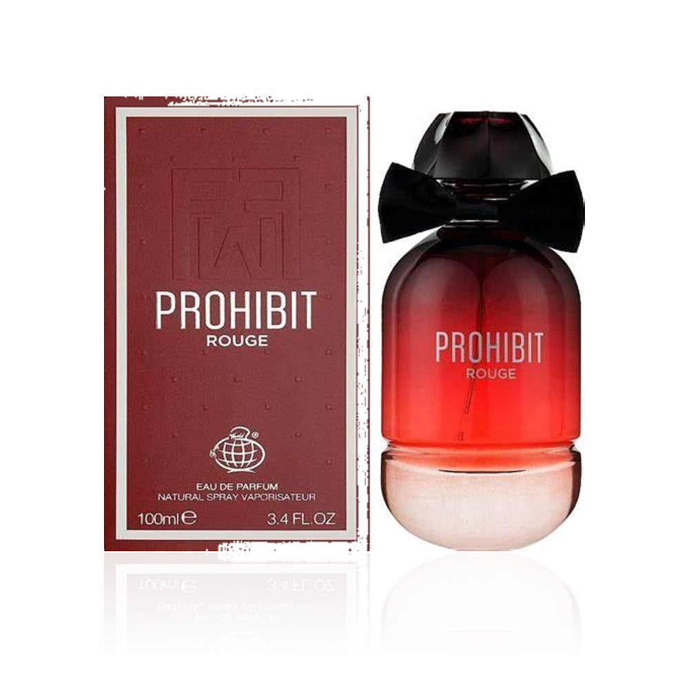 Fragrance World Prohibit Rouge Eau de Parfum 100ml – The Luxe Aura