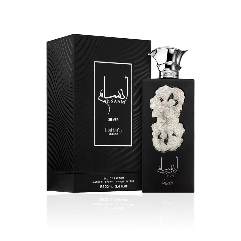 Lattafa Ansaam Silver Eau de Parfum 100ml – The Luxe Aura