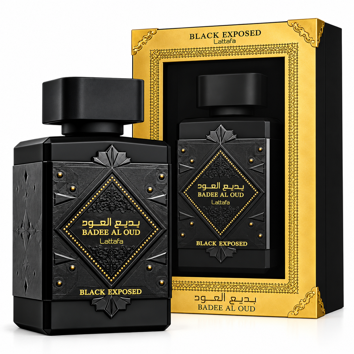 Lattafa Badee al Oud Black Exposed Eau de Parfum 100ml – The Luxe Aura