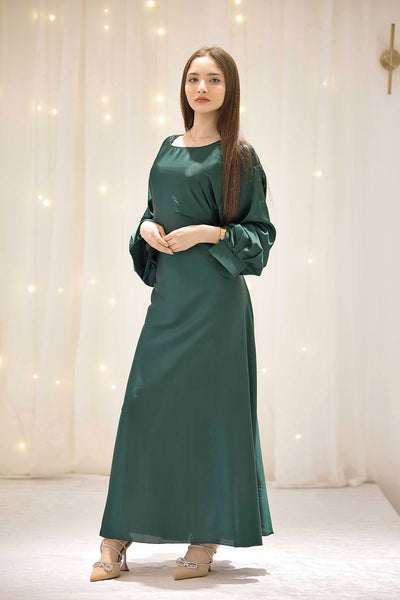 Mahira Emerald Green Dress – view 2