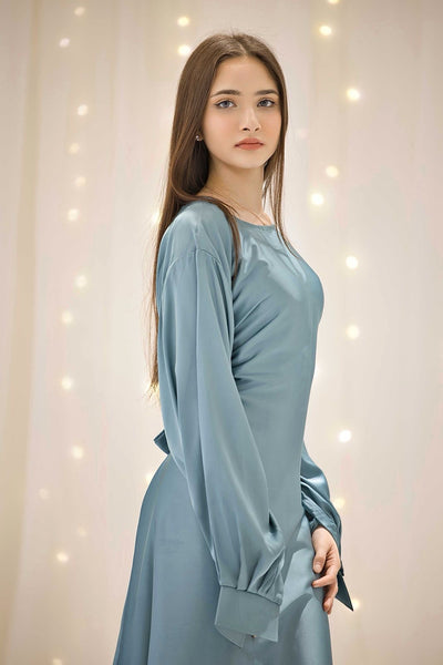 Mahira Sky Blue Dress – view 2