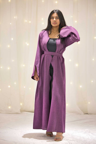 Maya Purple Wavy Throw – view 4