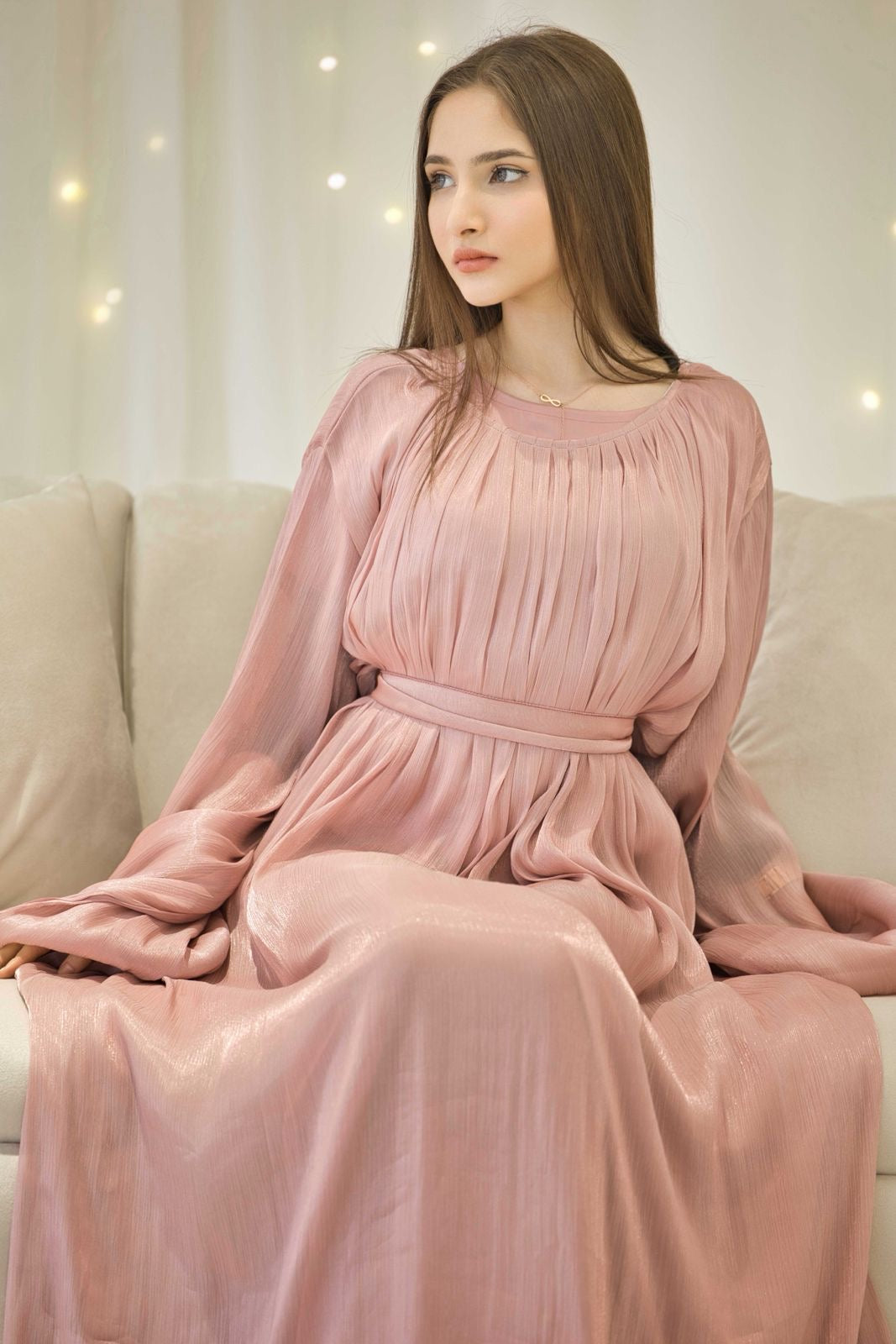Noor Pink Dress – view 4