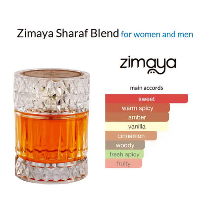 Zimaya Sharaf Blend Extrait de Parfum 100ml